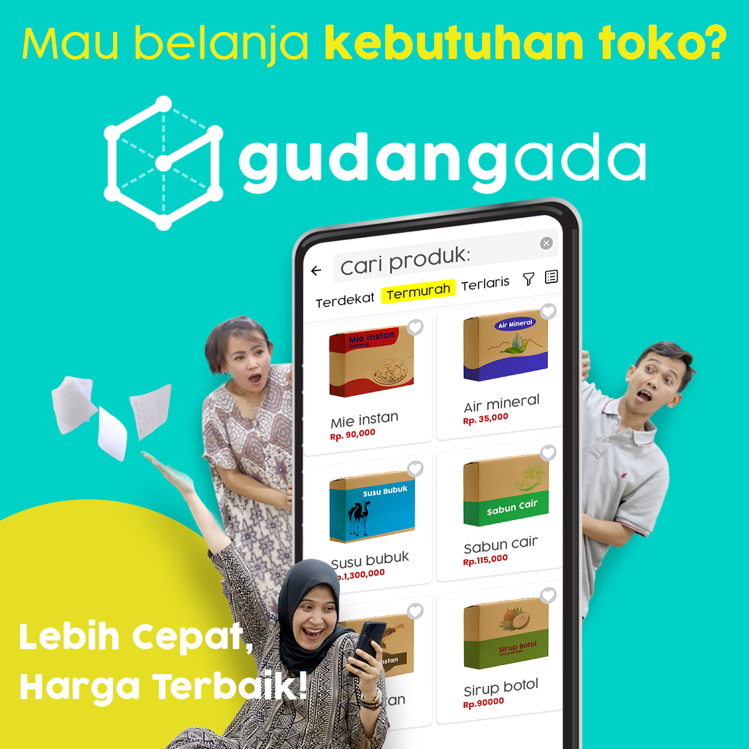 Berkelit Dari Dampak covid-19 ﻿Pedagang Grosir Tradisional Harus Coba Gudangada.com