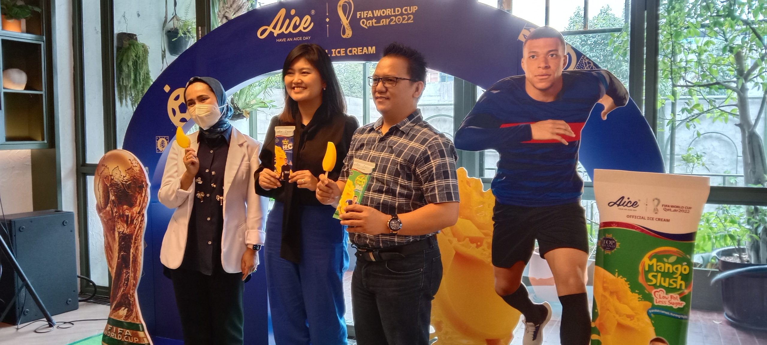 Aice Kini Menghadirkan Mango Slush Low Fat Less  Sugar Dan Mango Slush High Vitamin C Ke tengah Masyarakat