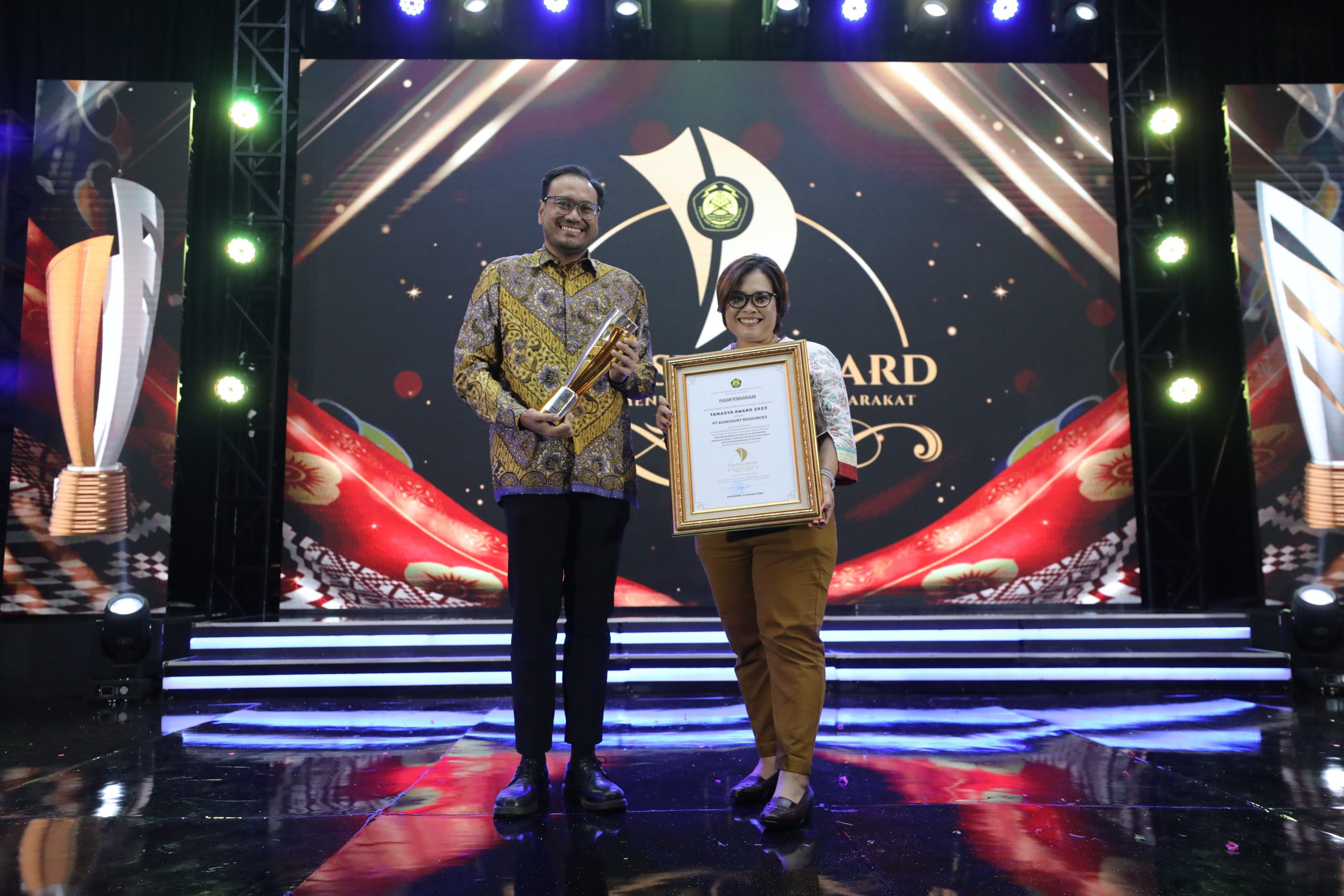 PT Agincourt Resources Raih Tamasya Award 2023 untuk Kategori Kesehatan dan Penanganan Stunting