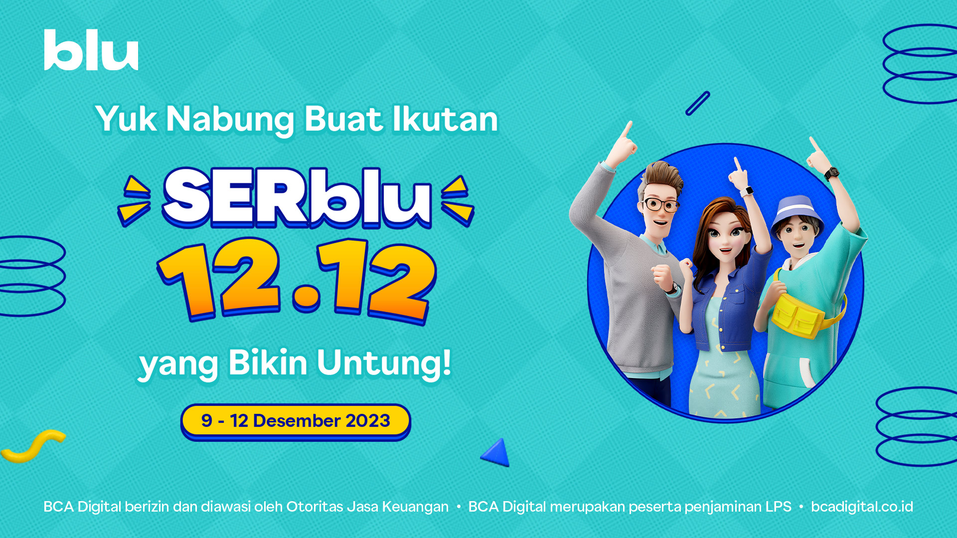 blu by BCA Digital Meriahkan Akhir Tahun dengan Program SERblu 12.12
