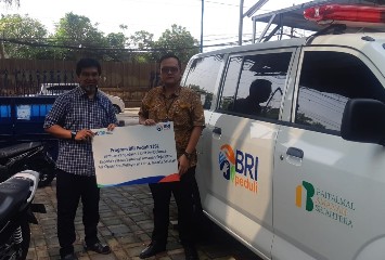 Yayasan Baitalmal Amanah Sejahtera terima CSR dari Bank BRI Kebayoran Baru Berupa Satu Unit Mobil Ambulance