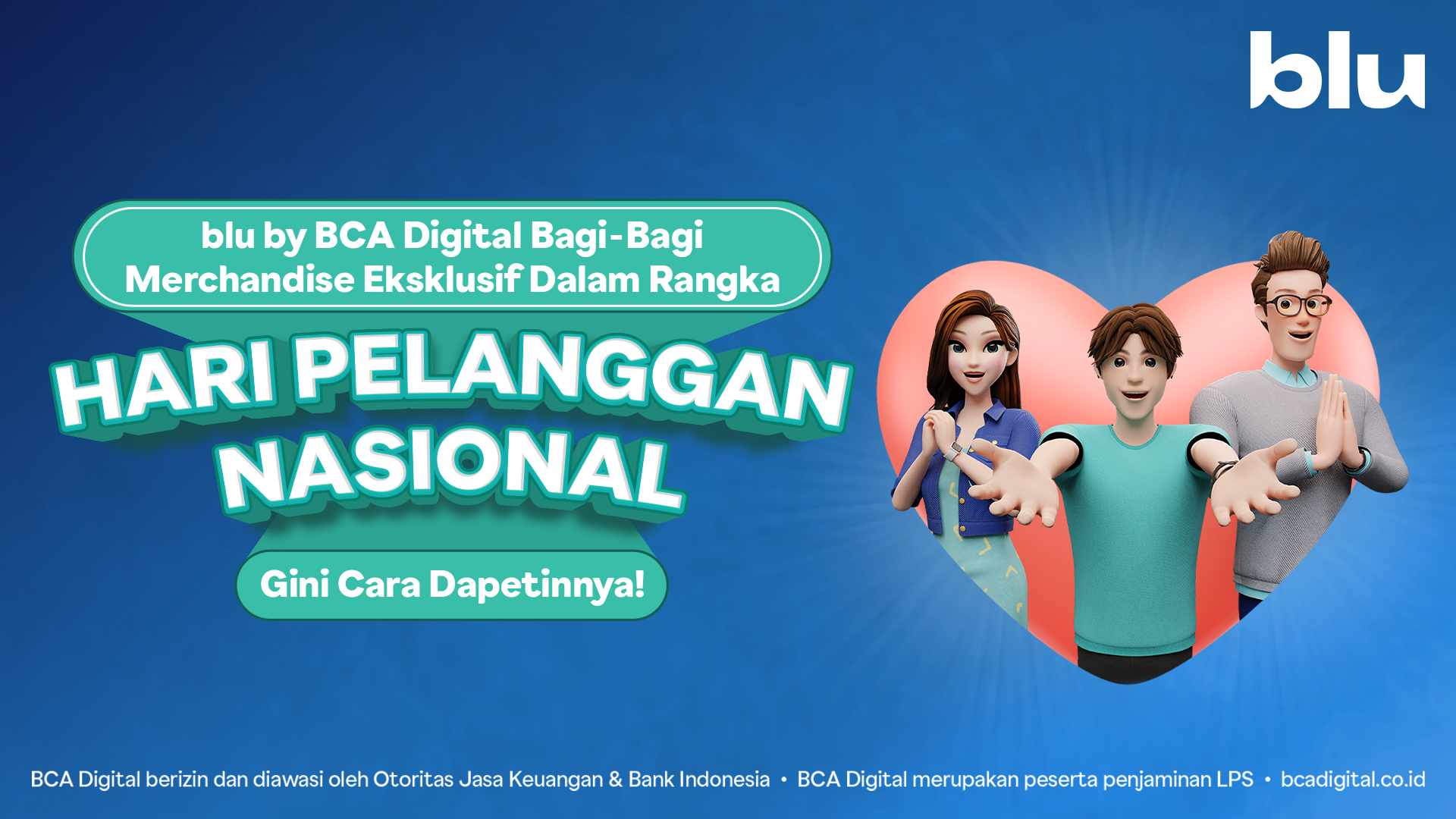 blu by BCA Digital Rayakan Hari Pelanggan Nasional dengan Beragam Aktivitas dan Hadiah Eksklusif