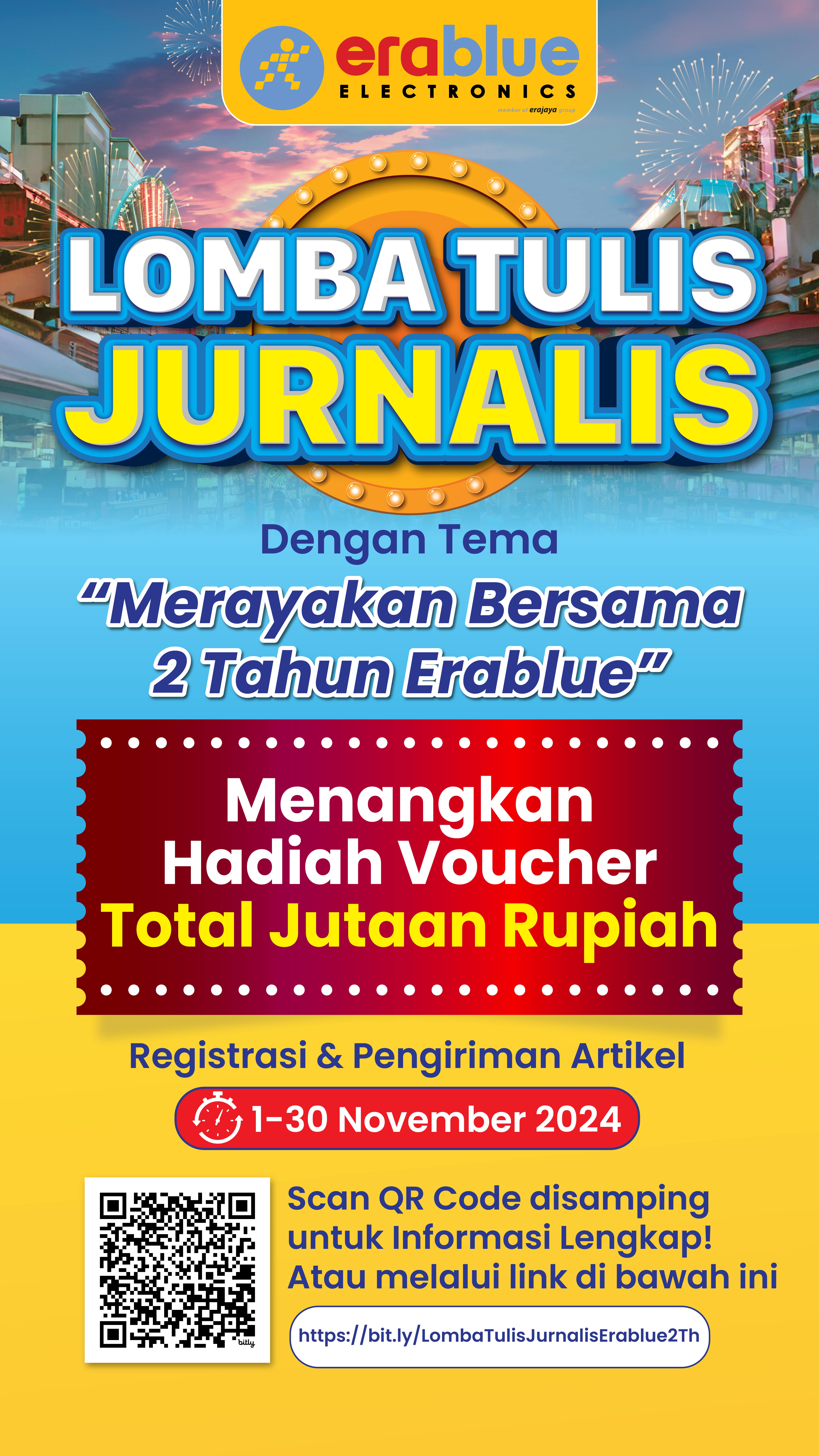 Erablue Gelar Lomba Tulis Jurnalis untuk Merayakan Ulang Tahun ke-2