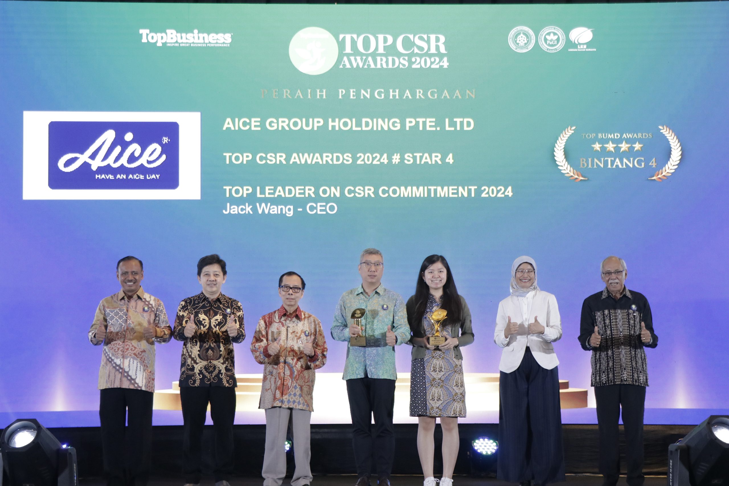Aice Group Raih TOP CSR Awards 2024: Komitmen Berkelanjutan yang Menginspirasi