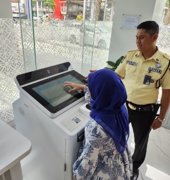 Mesin Digital CS BRI Cabang Kebayoran Baru, Layanan Nasabah Lebih Mudah dan Cepat