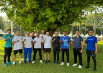 Tingkatkan Performa Keamanan, BRI Hayam Wuruk Laksanakan Pembinaan Jasmani bagi Satuan Pengaman