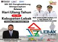 BRI BO Rangkasbitung Sampaikan Ucapan Selamat Hari Jadi Kabupaten Lebak ke-197 dengan Semangat Lebak Ruhay (Rukun, Unggul, Hegar, Aman dan Yakin)  Rangkasbitung — Dalam rangka