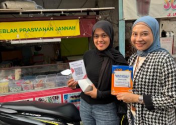 Wujud Dukungan BRI Cabang Hayam Wuruk (KCP Glodok) kepada UMKM Melalui Akuisisi Tabungan dan QRIS