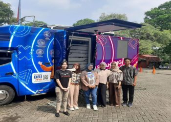 Perluas Akuisisi Merchant Digital, BRI KC Jakarta Jelambar Jalin Kerja Sama dengan Ebuzz di Pringgodani Golf Driving Range