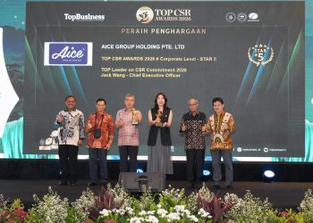 Enam Tahun Tak Tergoyahkan, Aice Kembali Raih TOP CSR Awards dengan Nilai Tertinggi #Star 5